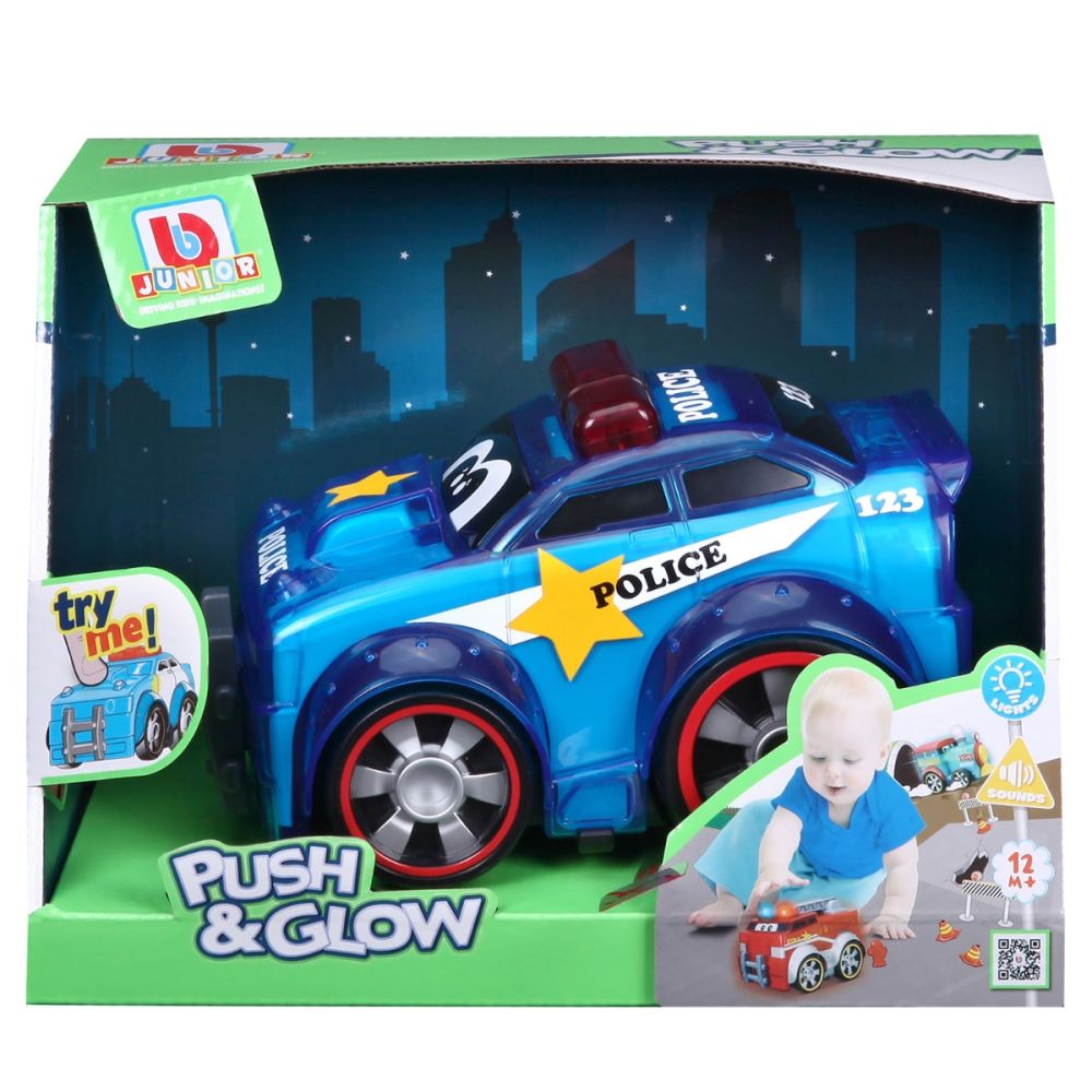 Полицейска кола, Bburago Junior, Push And Glow