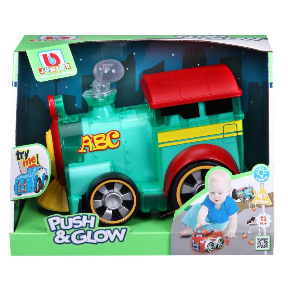 Влакче със светлини и звуци, Bburago Junior, Push And Glow