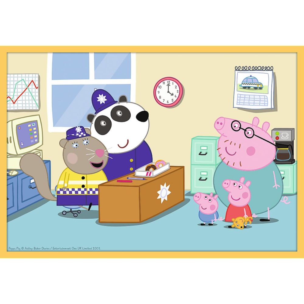 Пъзел 10 в 1, Trefl, Meet Peppa Pig (48, 35 и 20 части)