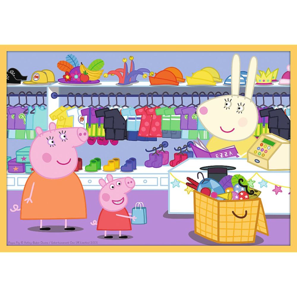 Пъзел 10 в 1, Trefl, Meet Peppa Pig (48, 35 и 20 части)