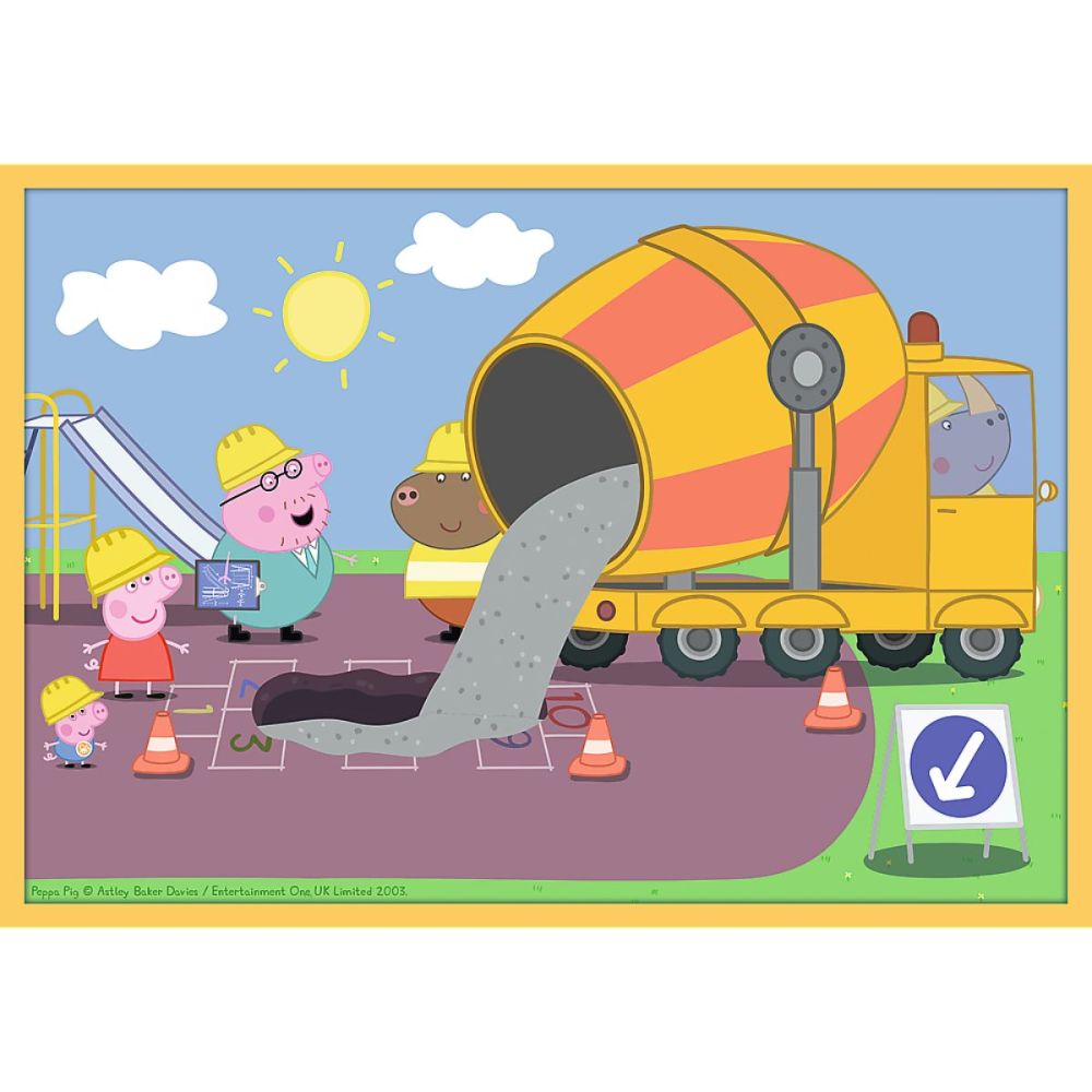 Пъзел 10 в 1, Trefl, Meet Peppa Pig (48, 35 и 20 части)