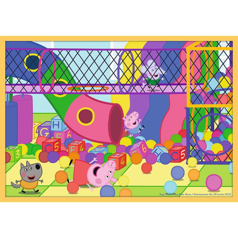 Пъзел 10 в 1, Trefl, Meet Peppa Pig (48, 35 и 20 части)