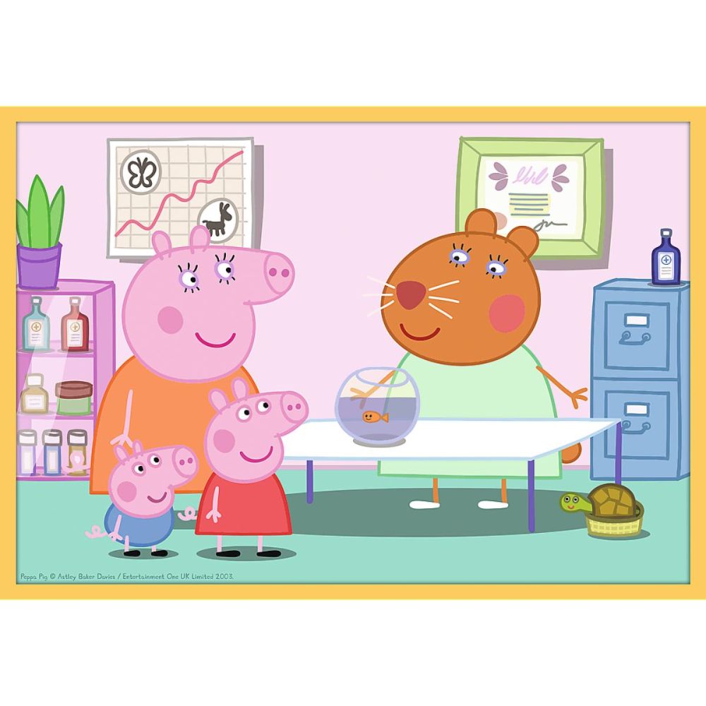 Пъзел 10 в 1, Trefl, Meet Peppa Pig (48, 35 и 20 части)