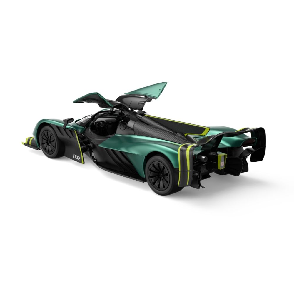 Кола с дистанционно управление, Rastar, Aston Martin Valkyrie Amr Pro, Тъмнозелена, 1:14