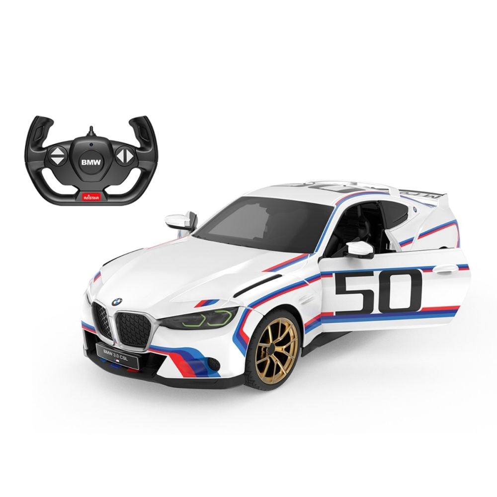 Кола с дистанционно управление, Rastar, BMW 3.0 CSL, 1:14