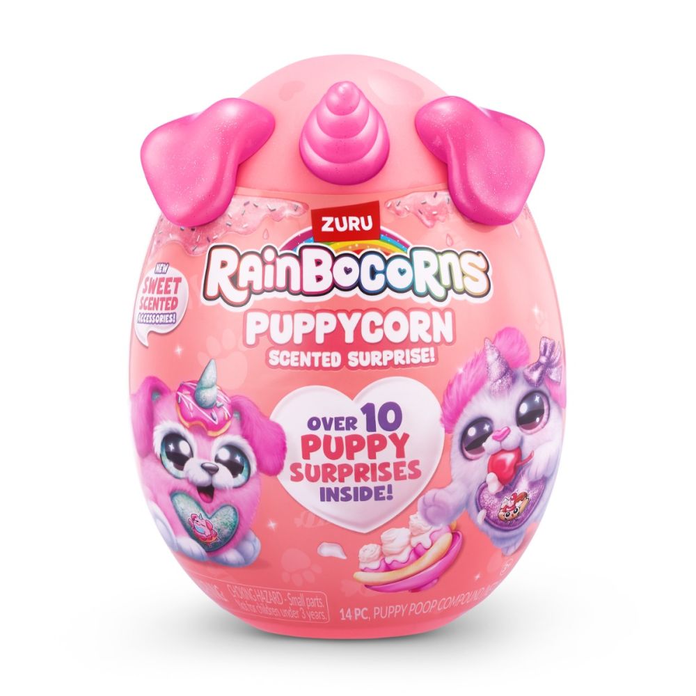 Плюшена играчка изненада, Raibocorn, Puppycorn, S4