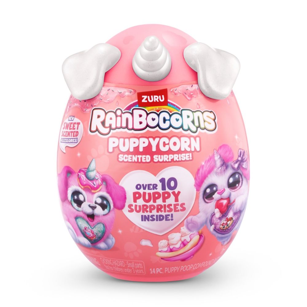 Плюшена играчка изненада, Raibocorn, Puppycorn, S4