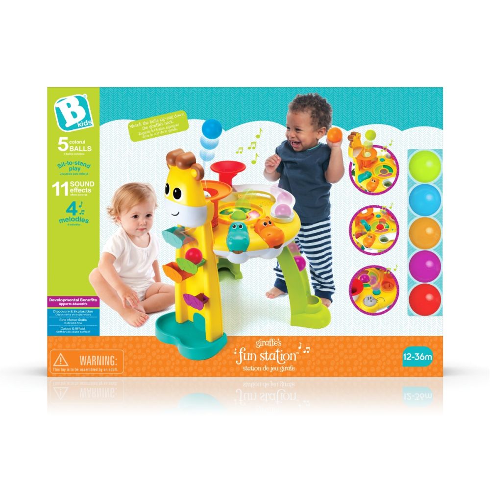 Бебешка играчка B Kids, Развлекателна станция Жираф
