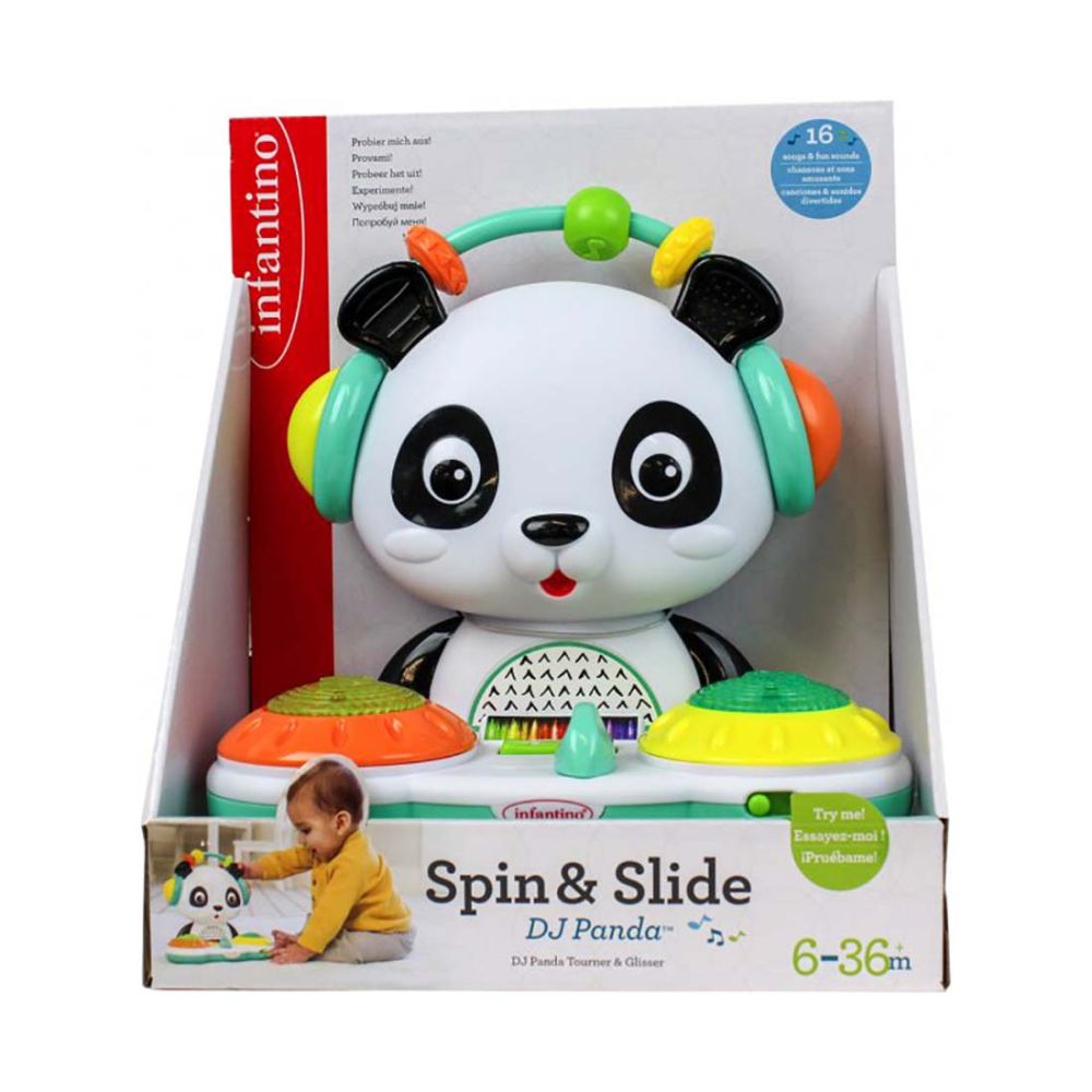 Бебешка играчка B Kids, DJ Panda, Spin & Slide