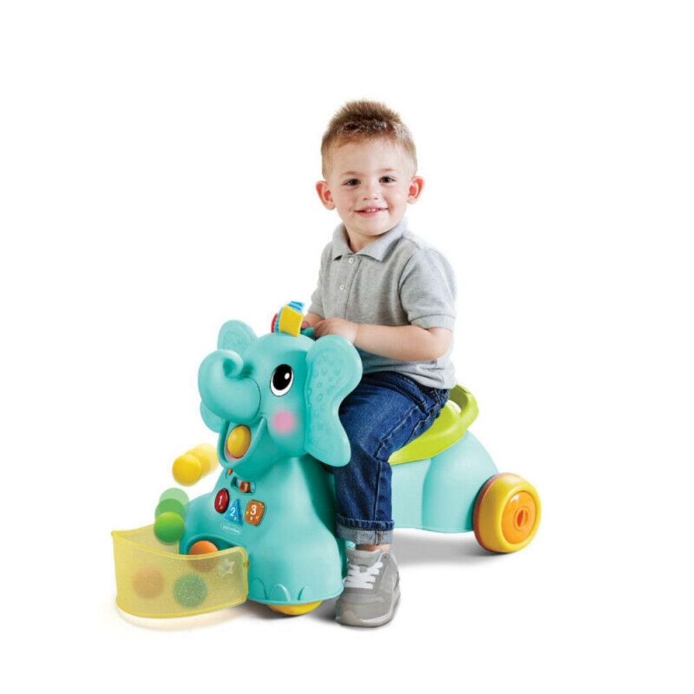 Детска количка без педали, B Kids, слонче 3 в 1