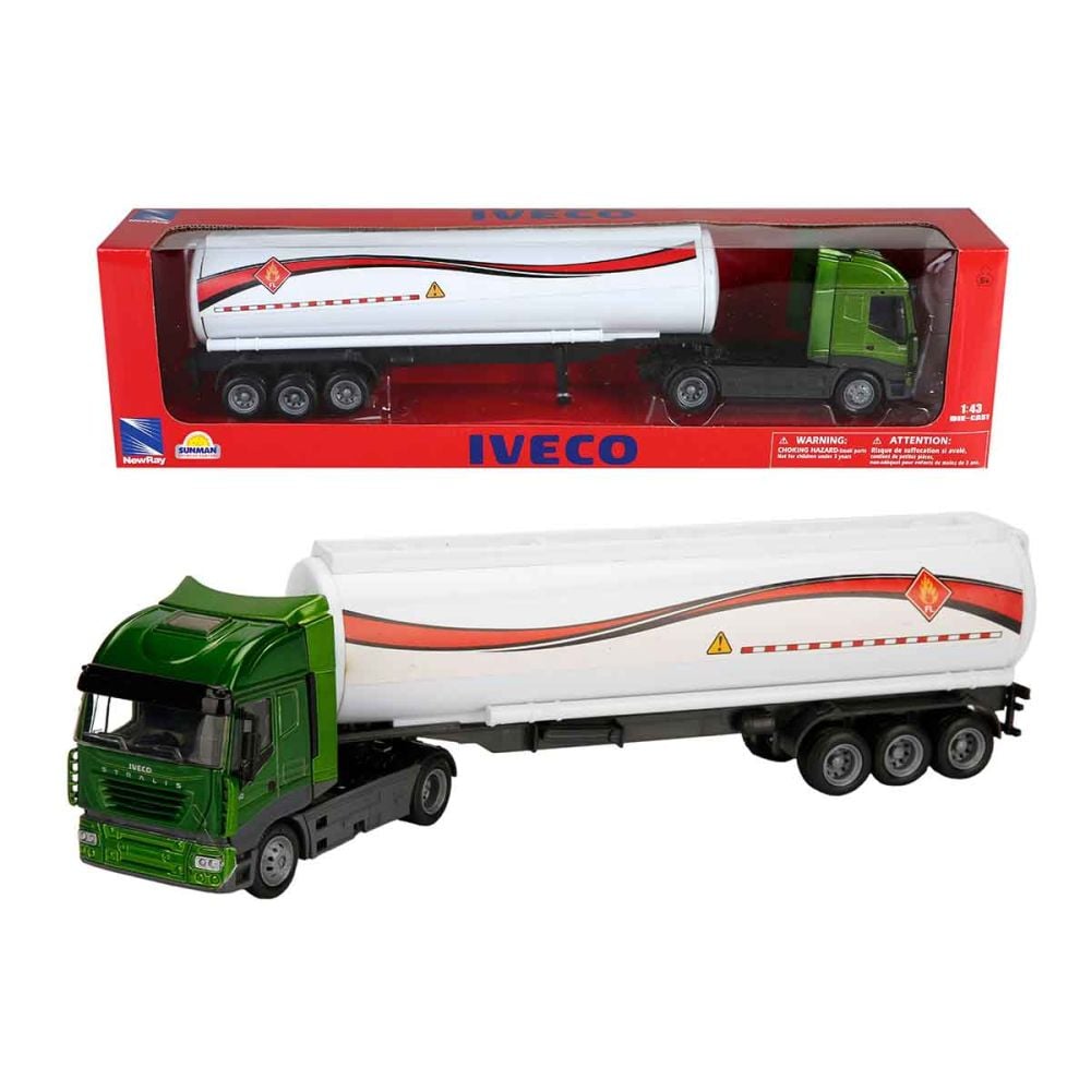 Метален камион с цистерна, Iveco Stralis, 1:43