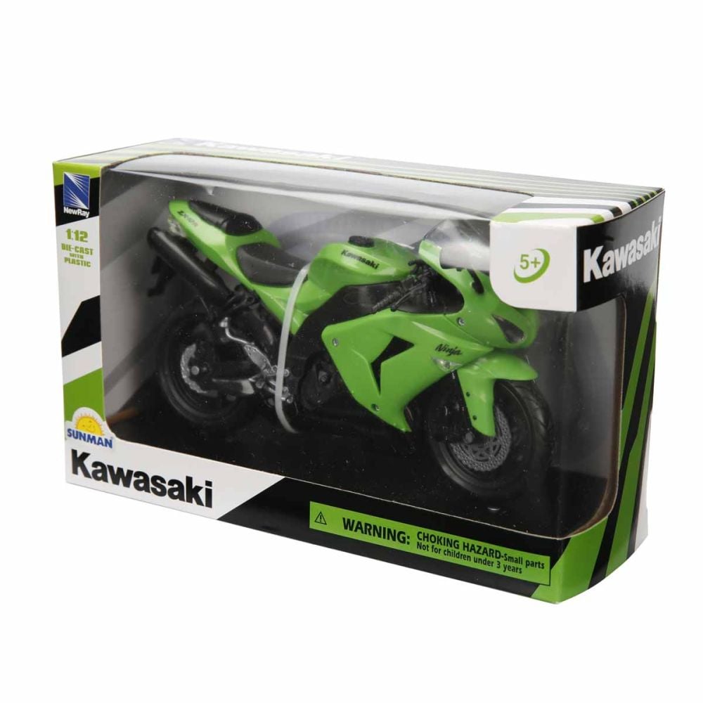 Метален мотоциклет, New Ray, Kawasaki ZX-10R, 1:12