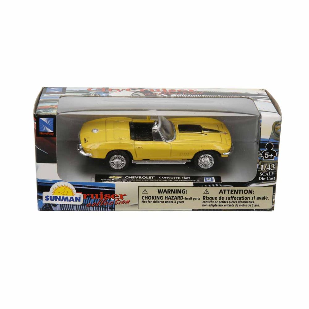 Метален автомобил, New Ray, Chevrolet Corvette 1967, 1:43