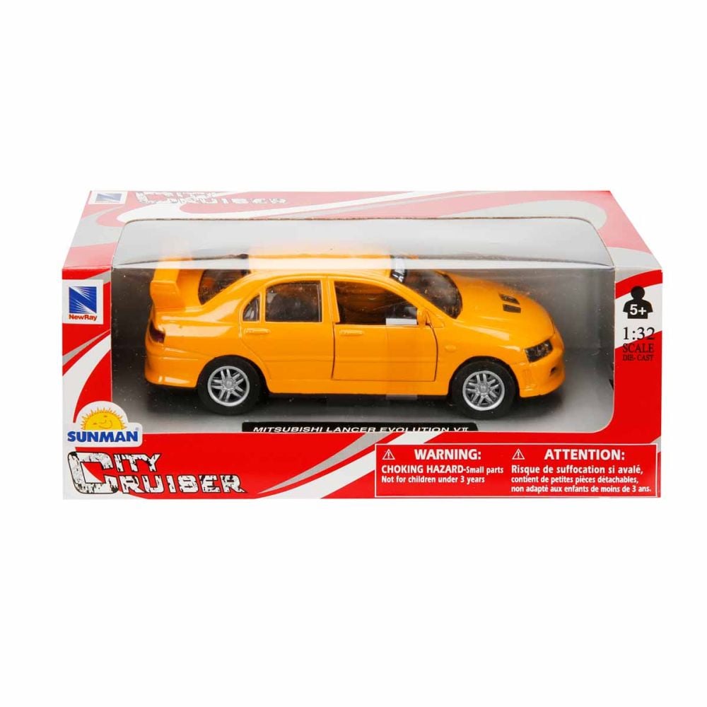 Метален автомобил, New Ray, Mitsubishi Lancer Evolution VII, 1:32