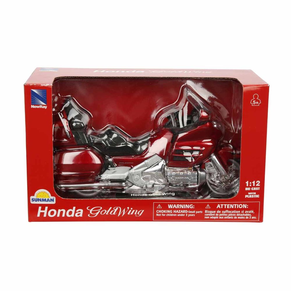 Метален мотоциклет, New Ray, Honda Gold Wing 2010, 1:12