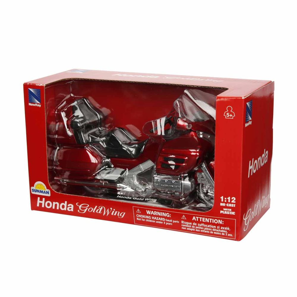 Метален мотоциклет, New Ray, Honda Gold Wing 2010, 1:12