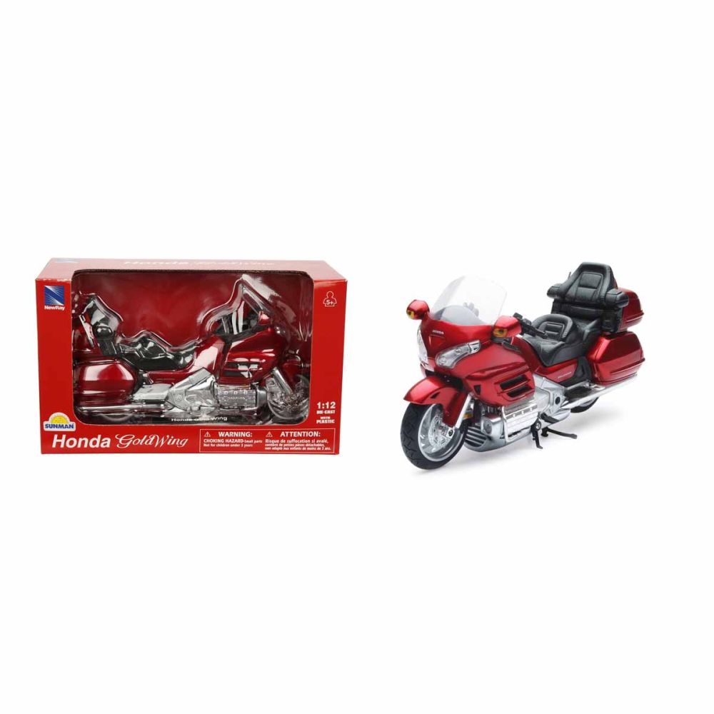 Метален мотоциклет, New Ray, Honda Gold Wing 2010, 1:12