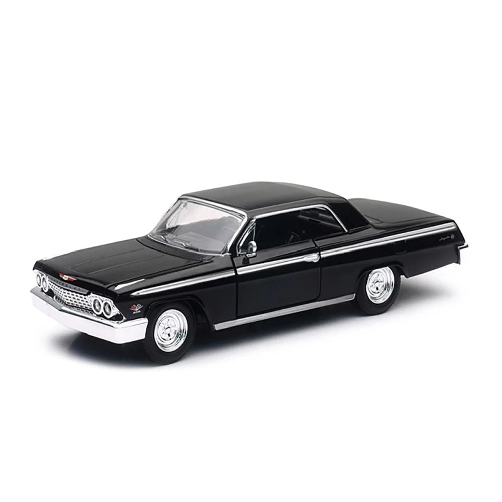 Метален автомобил, New Ray, 1962 Chevrolet Impala SS, Черен, 1:25
