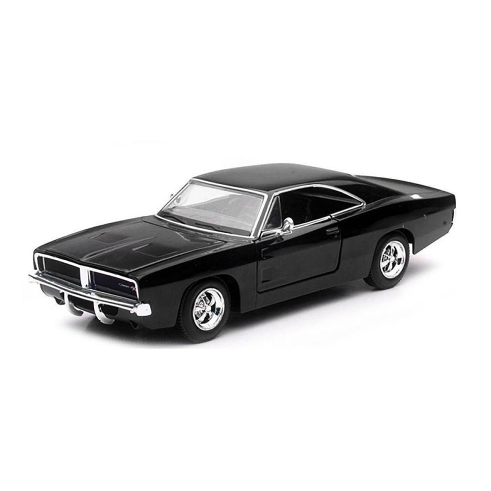 Метален автомобил, New Ray, 1969 Dodge Charger, 1:25, Черен