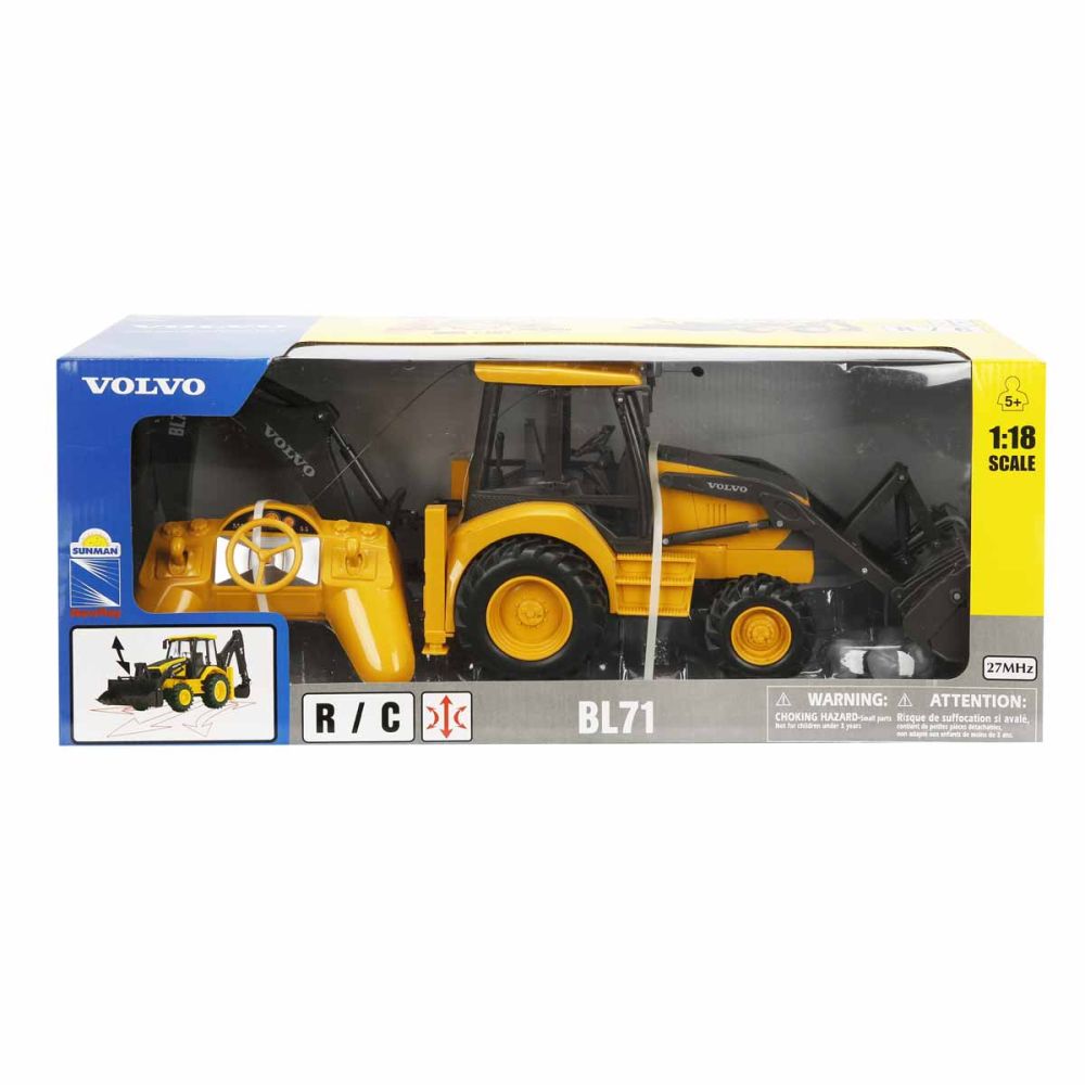 Булдозер с дистанционно управление, New Ray, Volvo BL71, 1:18
