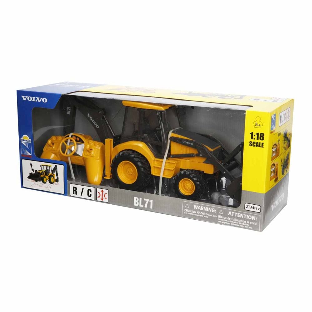 Булдозер с дистанционно управление, New Ray, Volvo BL71, 1:18