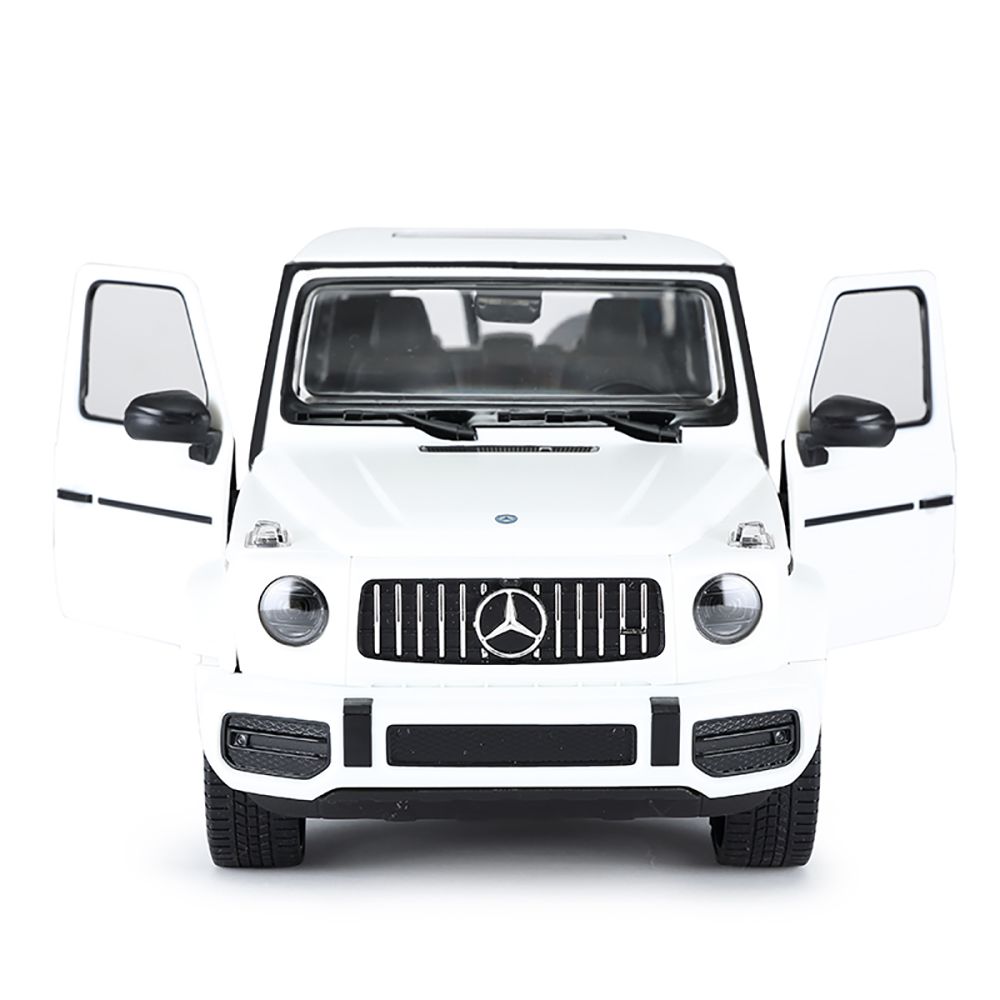 Количка с дистанционно Rastar Mercedes-Benz G63 AMG, Бяла, 1:14