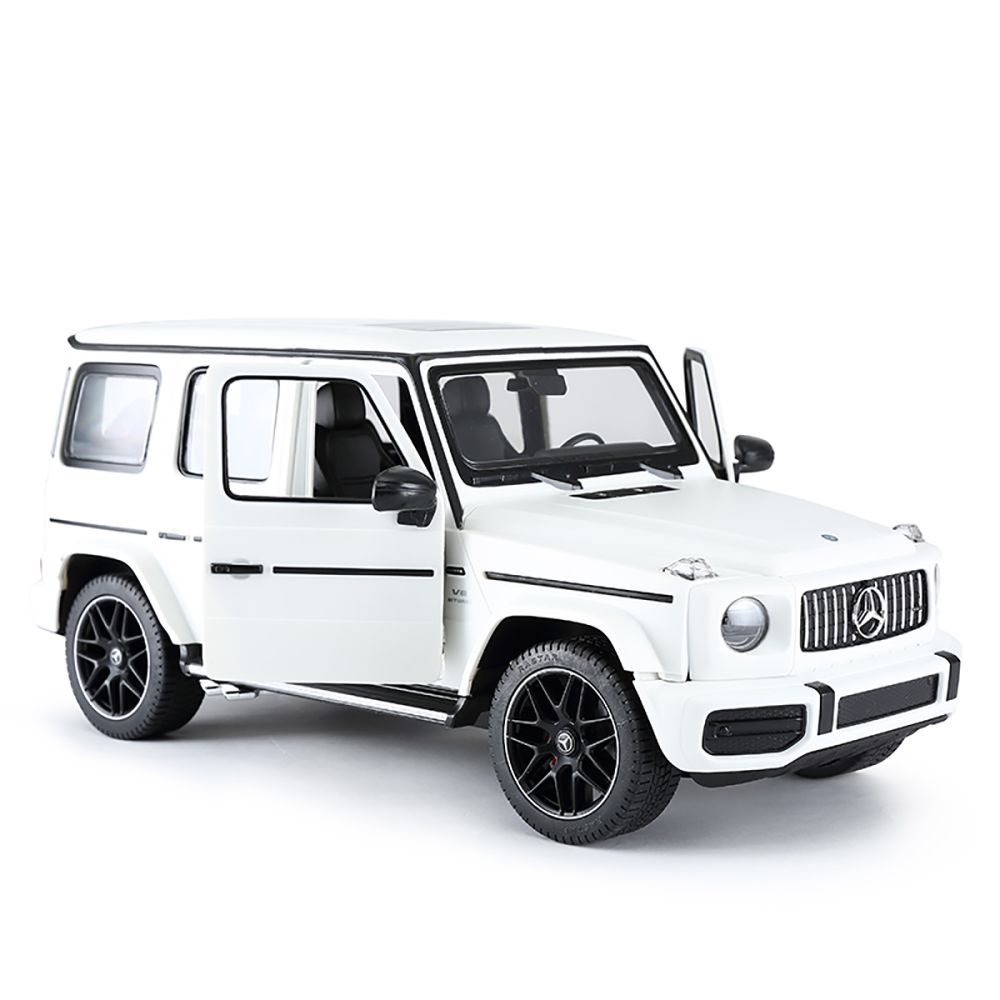 Количка с дистанционно Rastar Mercedes-Benz G63 AMG, Бяла, 1:14