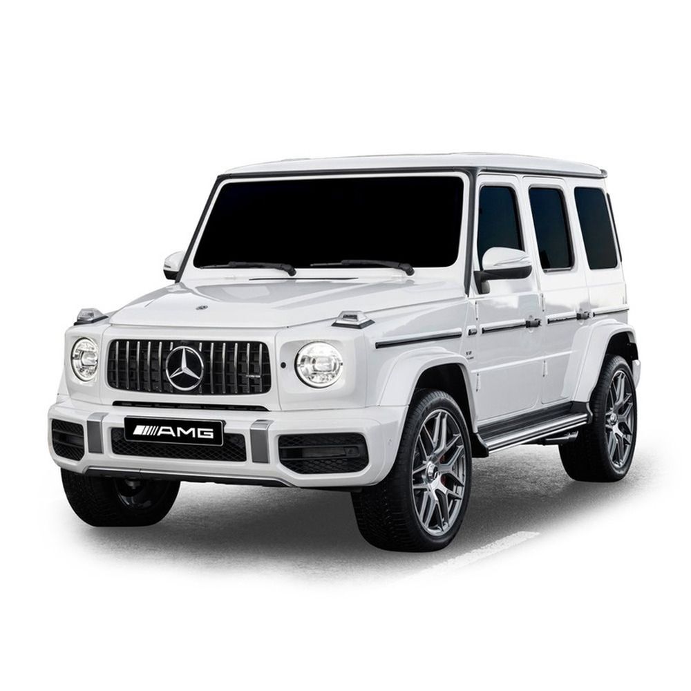 Количка с дистанционно Rastar, Mercedez-Benz G63 AMG, 1:24, Бял