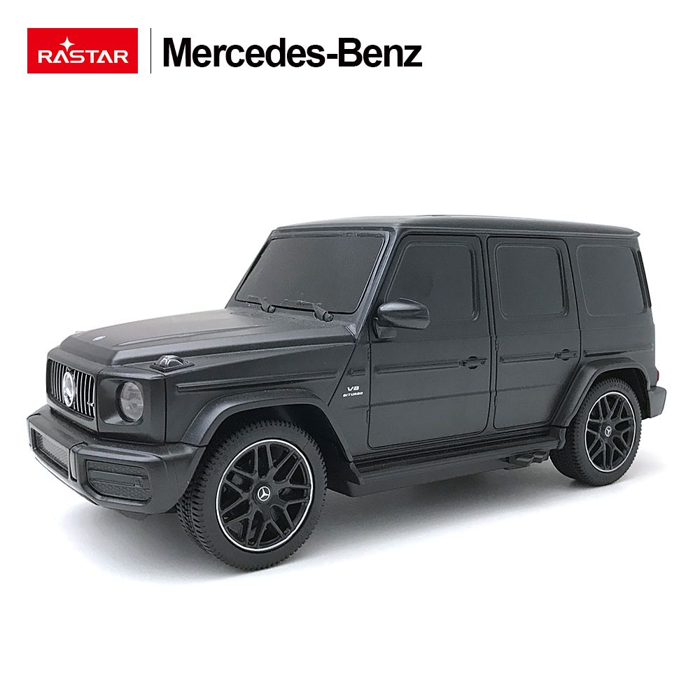 Количка с дистанционно Rastar, Mercedez-Benz G63 AMG, 1:24, Черен