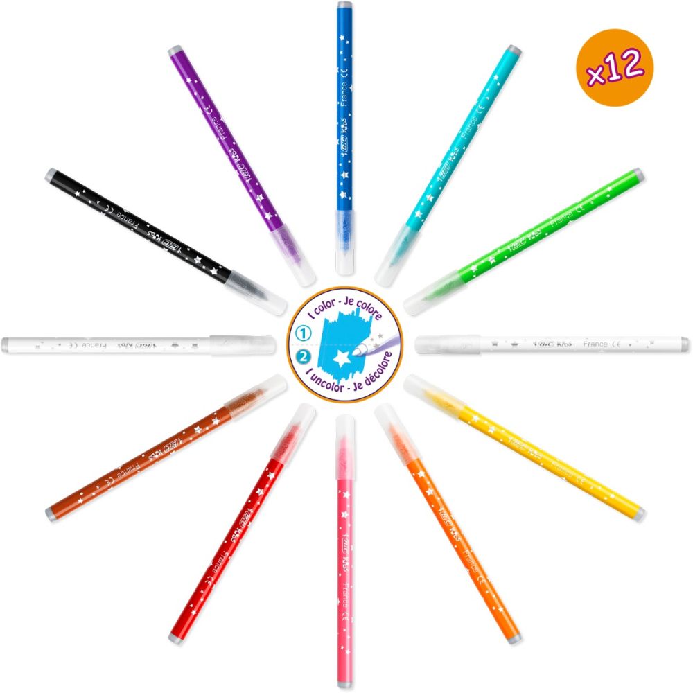 Комплект за оцветяване Bic - Kids Activity Case