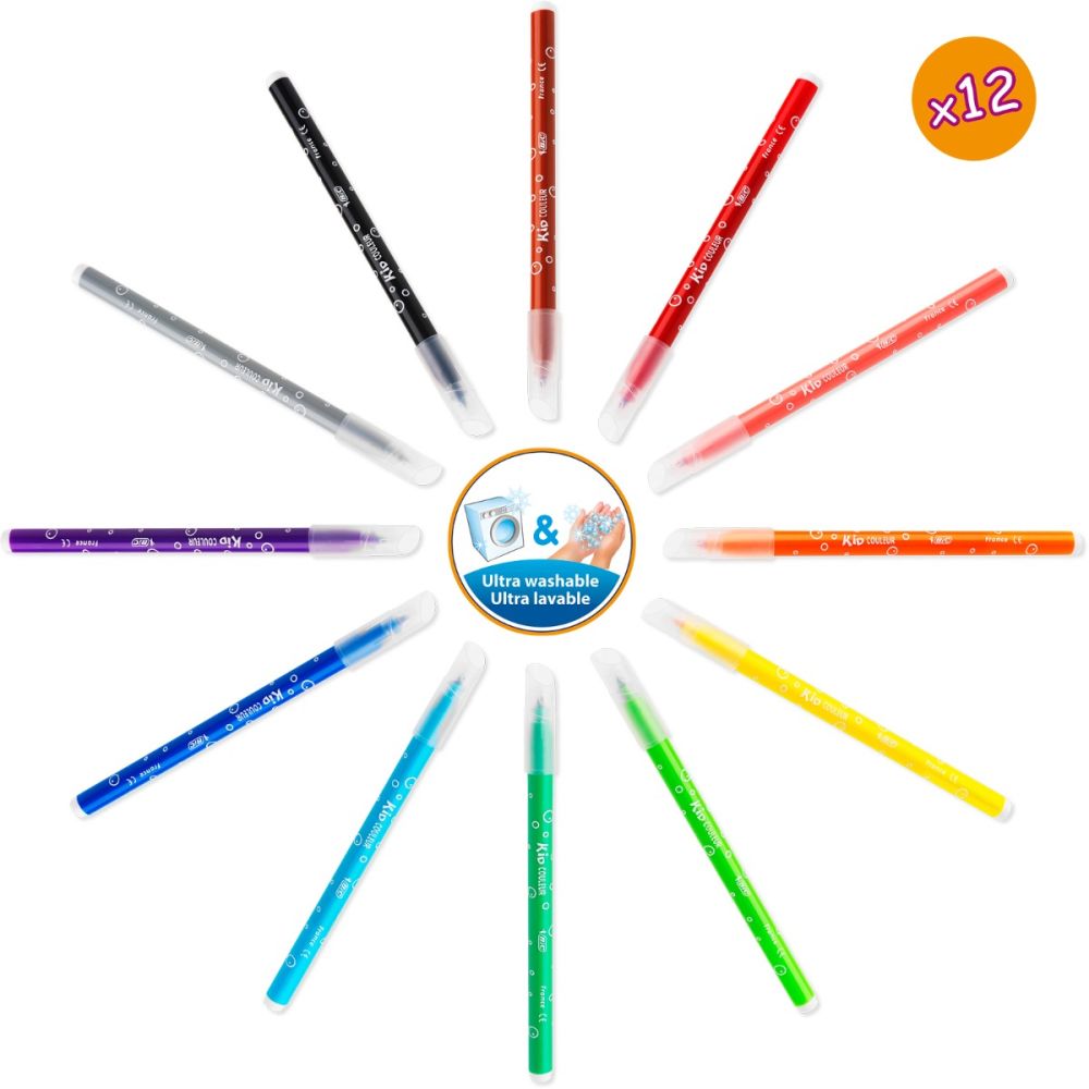 Комплект за оцветяване Bic - Kids Activity Case