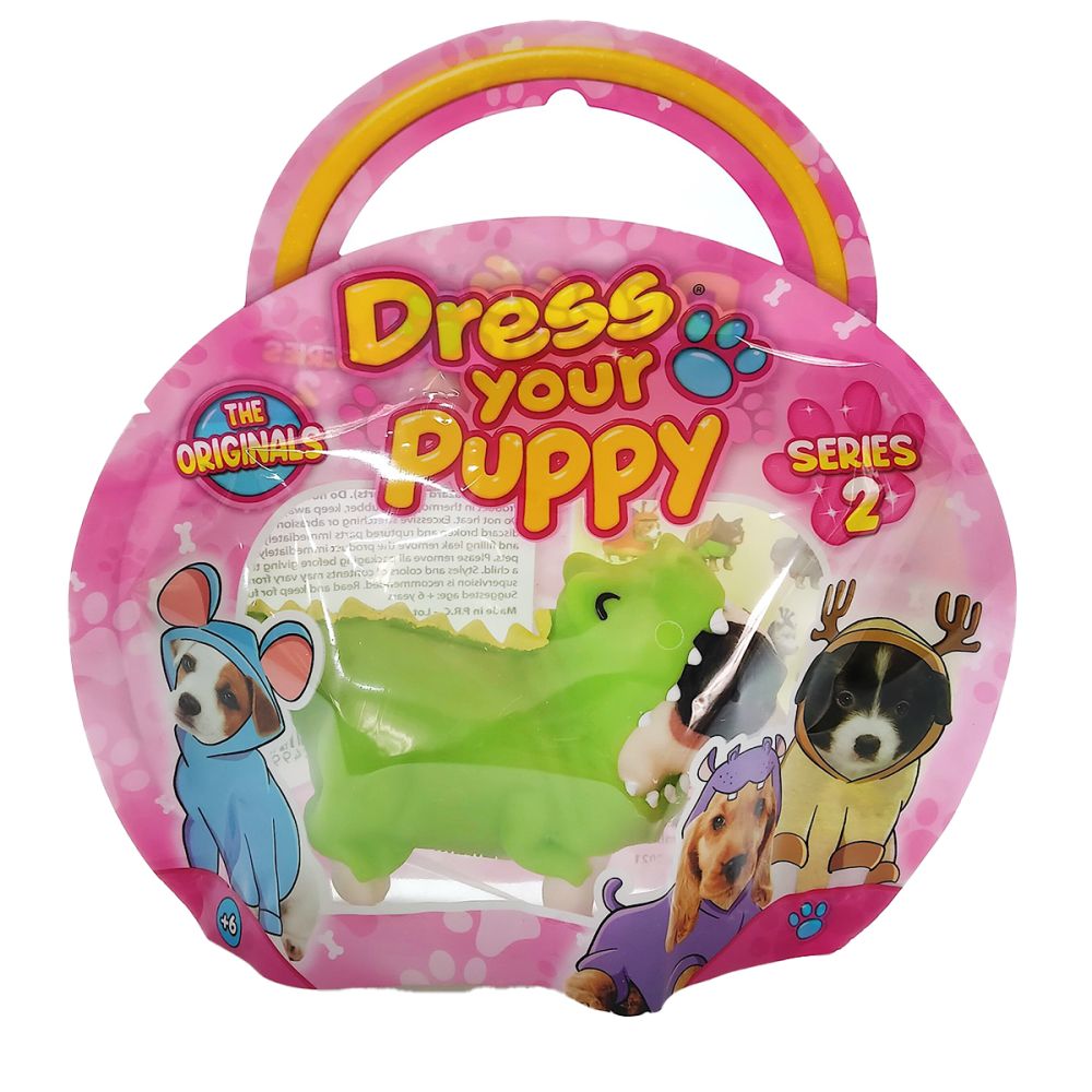 Мини фигурка, Dress Your Puppy, Jack Russell в костюм на динозавър, S2