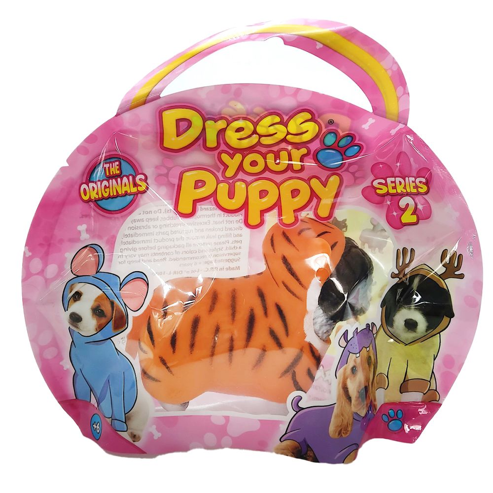 Мини фигурка, Dress Your Puppy, Border Collie в костюм на тигър, S2