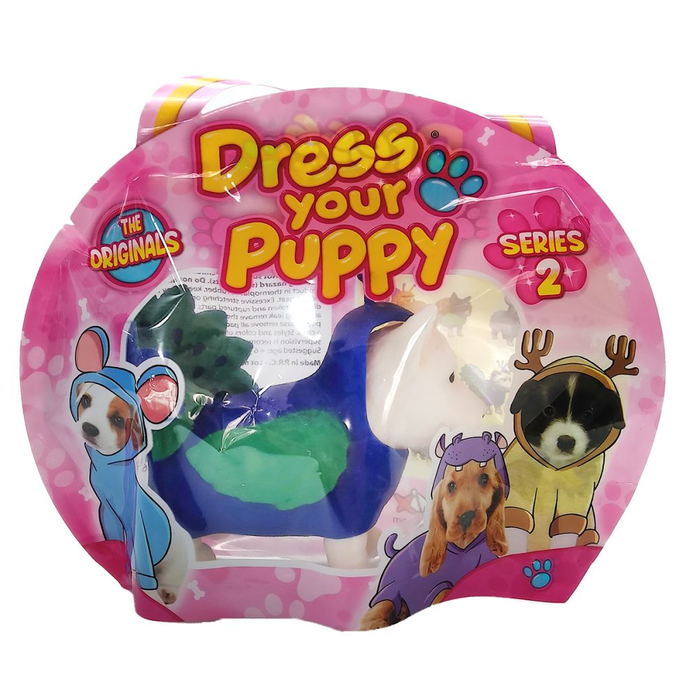 Мини фигурка, Dress Your Puppy, Swiss Shepherd в костюм на паун, S2