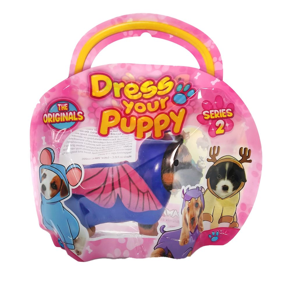 Мини фигурка, Dress Your Puppy, German Shepherd в костюм на пеперуда, S2