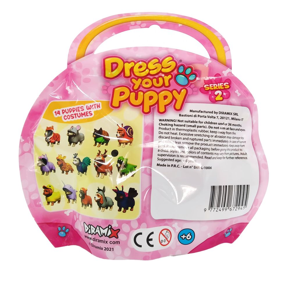 Мини фигурка, Dress Your Puppy, German Shepherd в костюм на пеперуда, S2