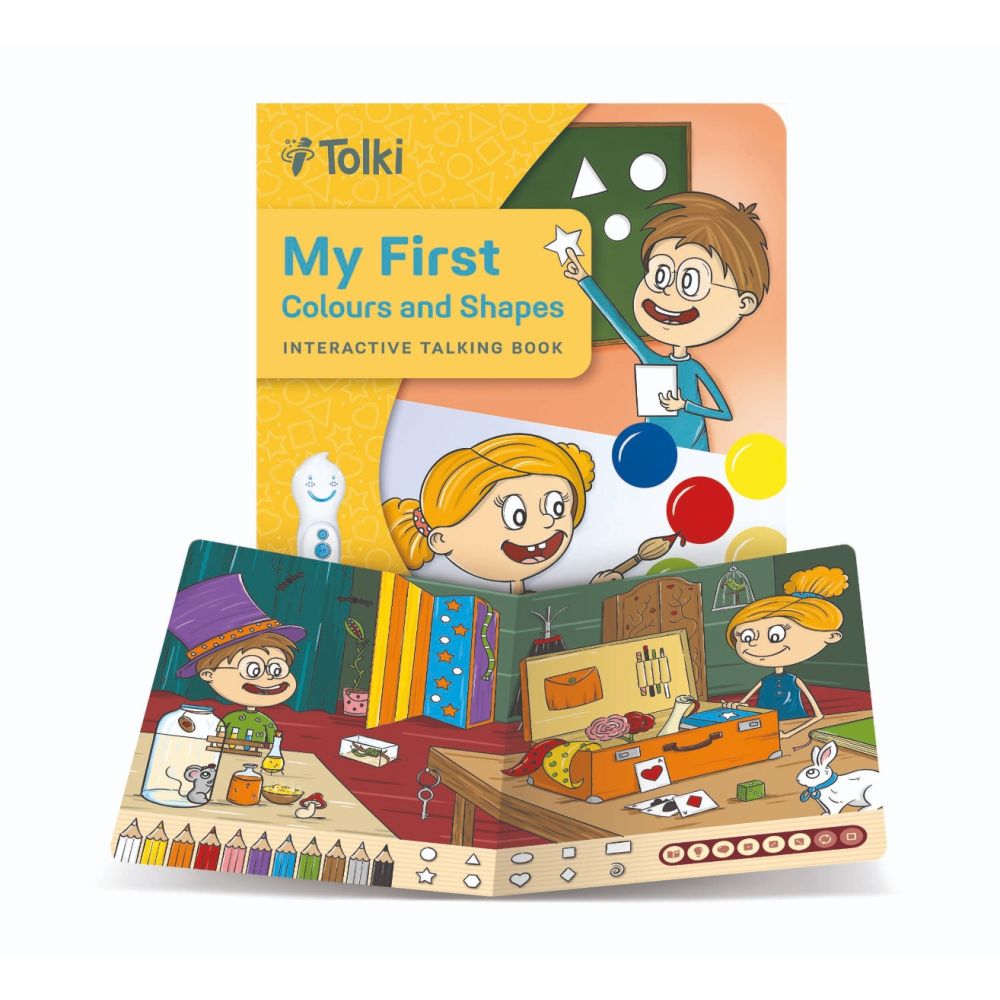 Интерактивна книжка, Raspundel Istetel, My First Colors And Shapes на английски език