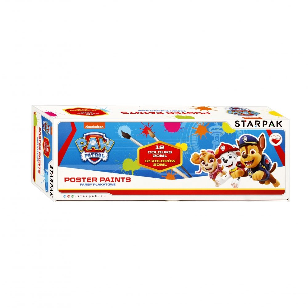Акварели 12 цвята Starpak, Paw Patrol