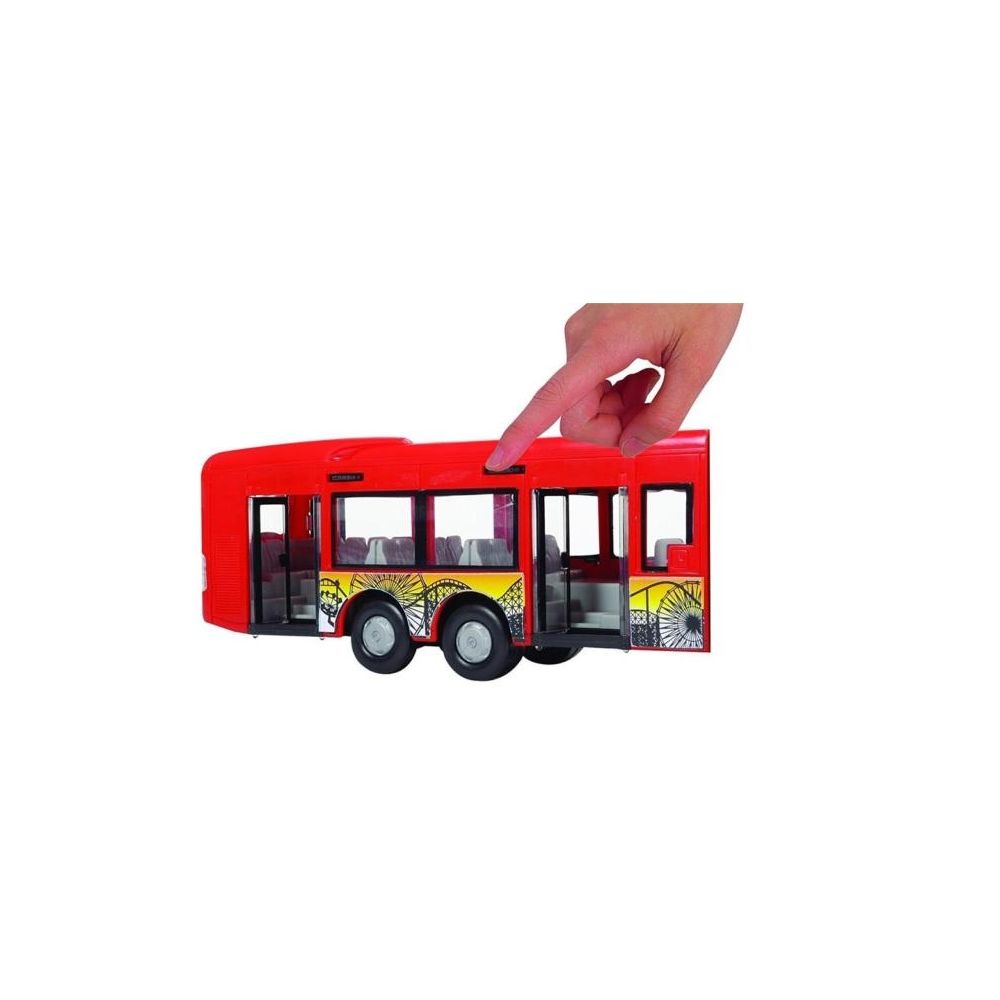 Автобус Dickie Toys - City Express Bus, червен