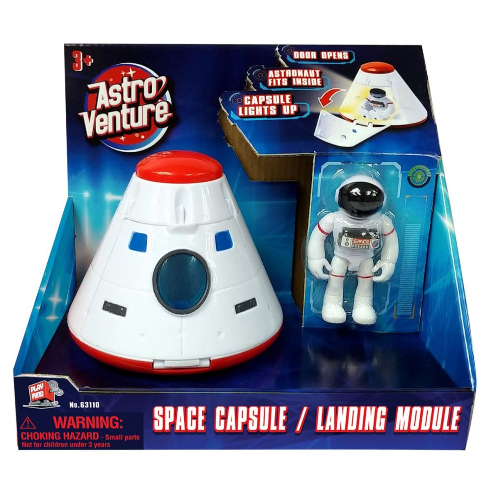 Космическа капсула и фигурка на астронавт Astro Venture