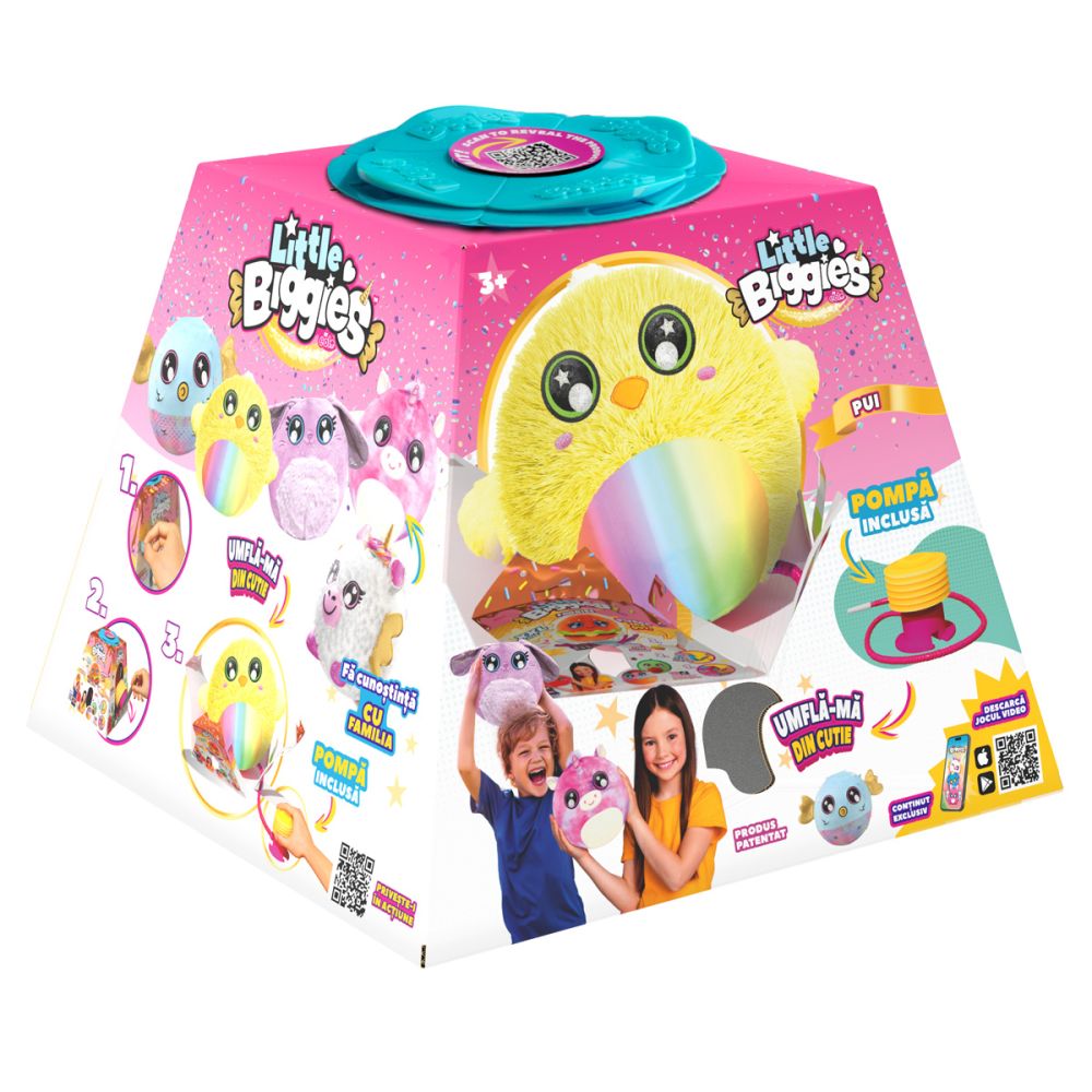 Надуваема плюшена играчка, Little Biggies, Пиленце