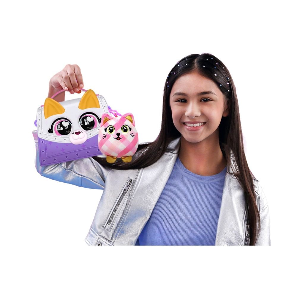 Плюшена играчка изненада в чантичка, Glam Buddies, Kittens, 10 изненади