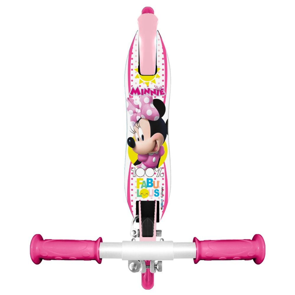 Сгъваема тротинетка на 2 колела, Disney Minnie Mouse, Розова