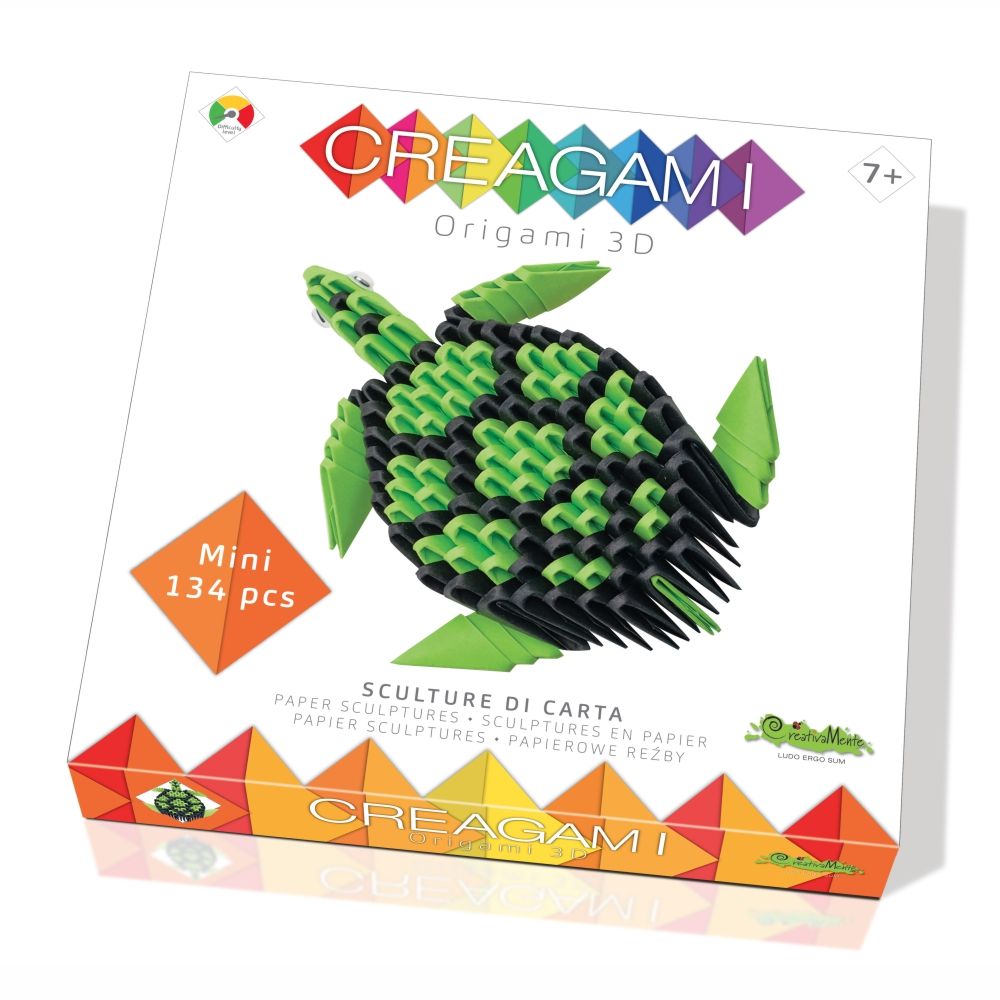 3D игра, Оригами Костенурка, Creagami, 134 части