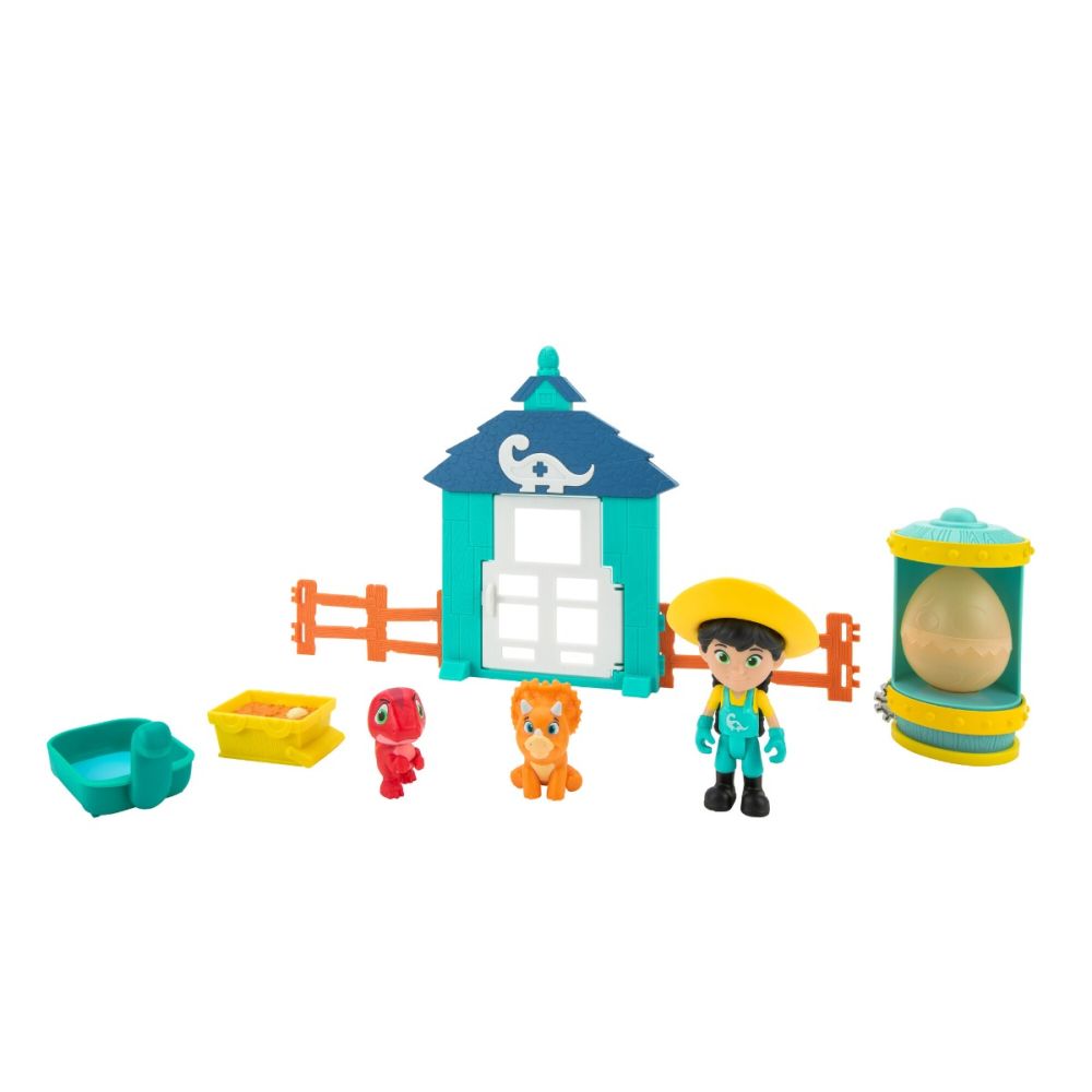 Комплект фигурки с аксесоари, Ранчо Dino, Medium Environmental, Hatchery