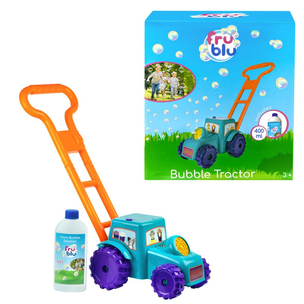 Трактор и разтвор за сапунени балони, Fru Blu, 0.4л