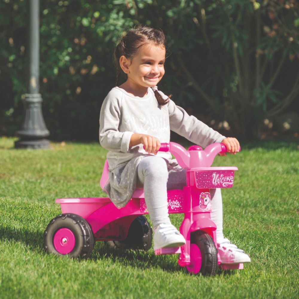 Триколка без дръжка My First Trike Dolu Unicorn, Розова