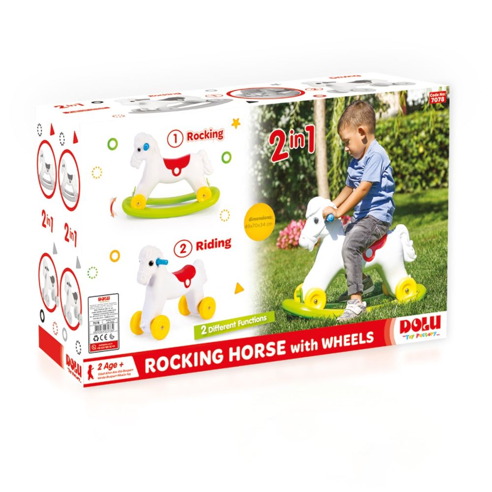 Конче люлка 2 в 1 Dolu, Rocking Horse
