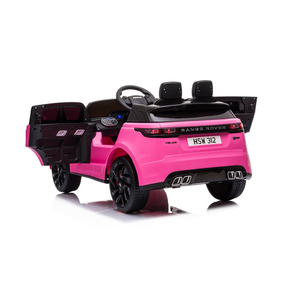 Електрическа количка, Range Rover Velar, 12V, Розова