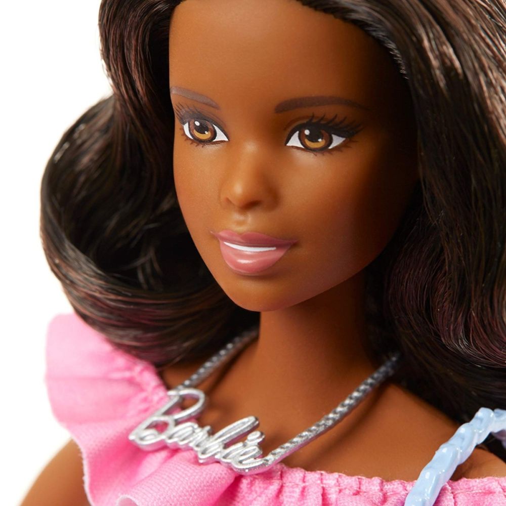 Комплект кукла Barbie брюнетка с аксесоари за фризьор, FJB37